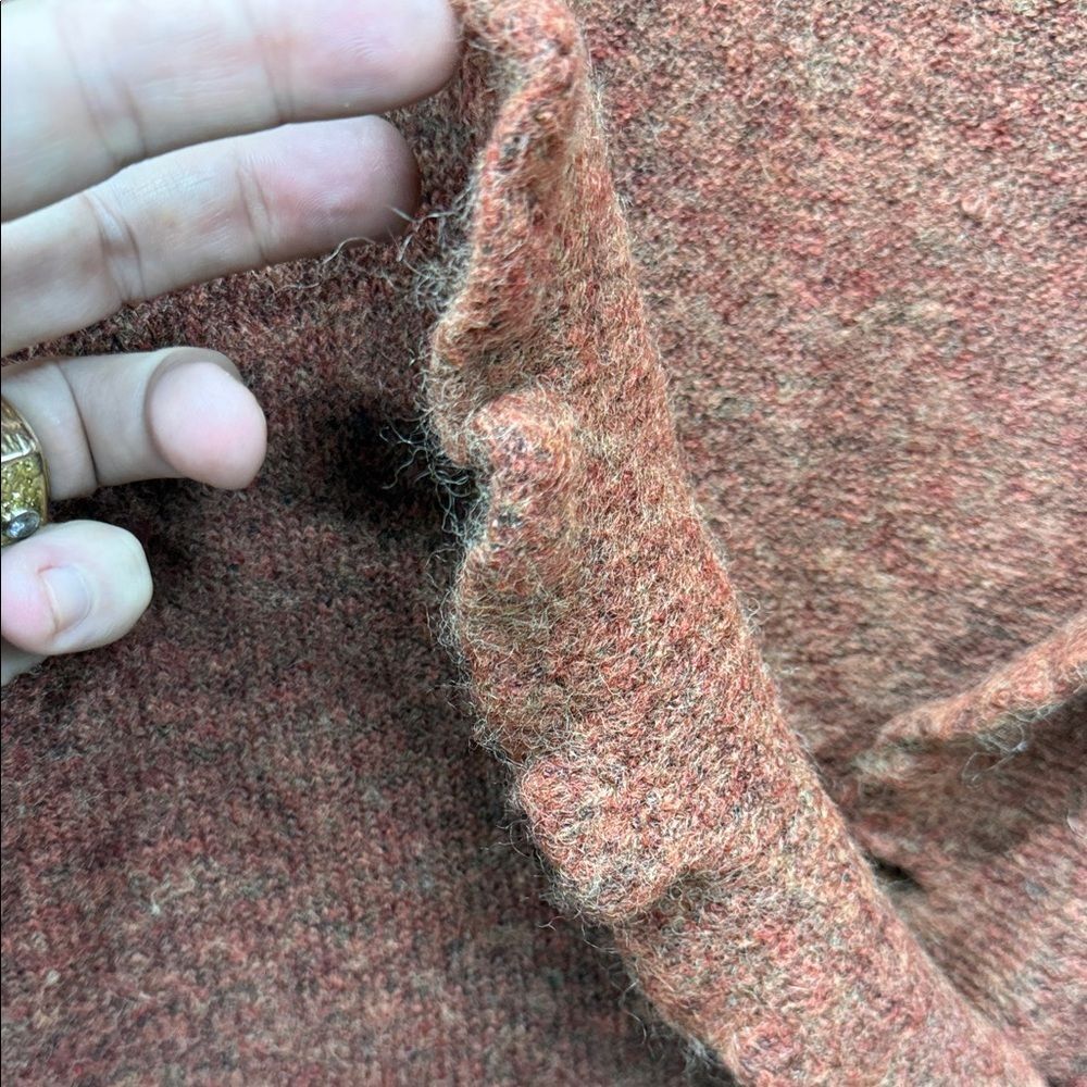 Kenar Rust Cardigan Sweater - Picture 4 of 5